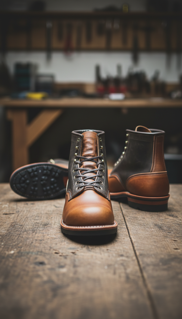 Full-Grain Leather Work Boot