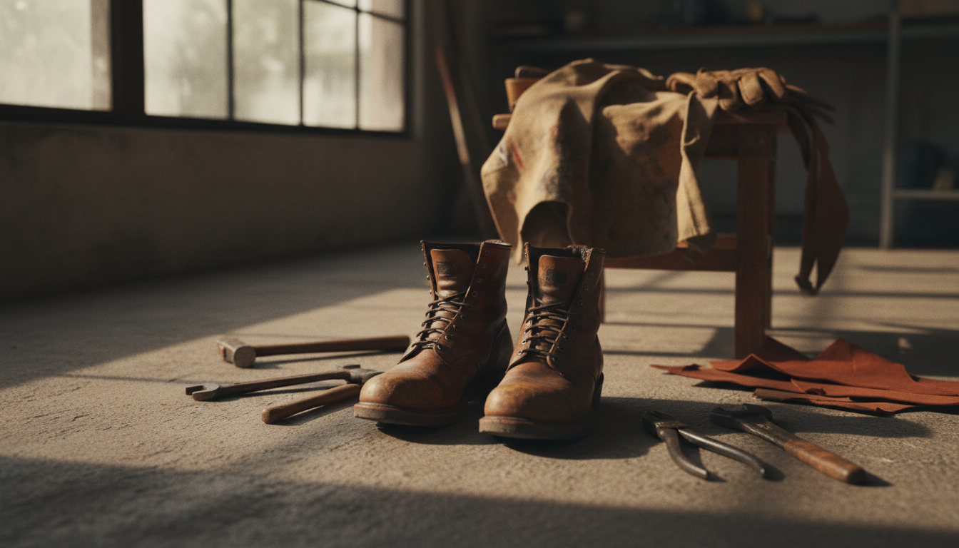 SOFT TOE WORK BOOTS