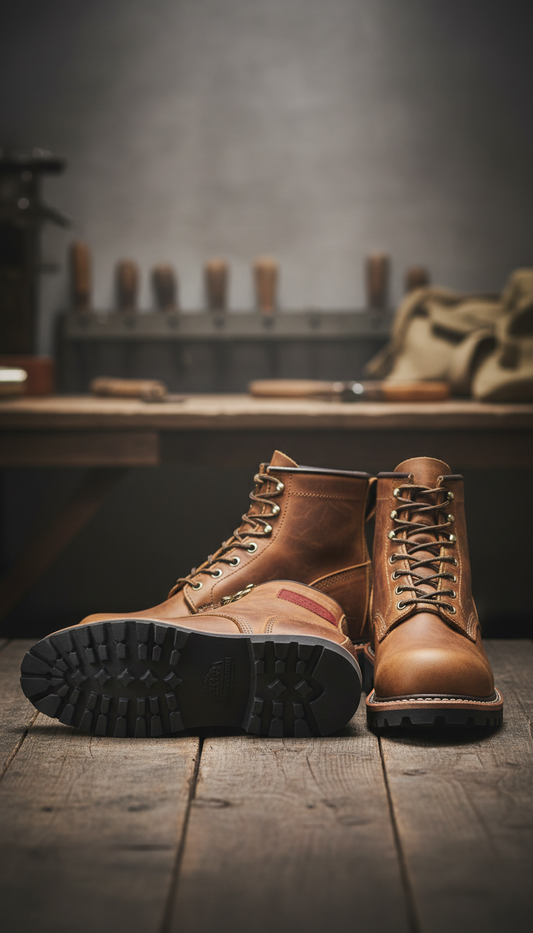 Oil-Resistant Rubber Outsole Boot