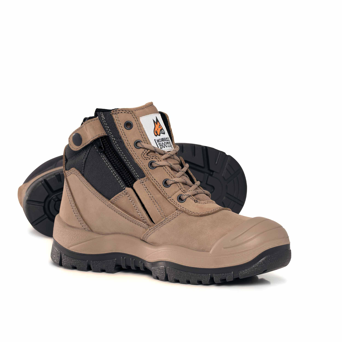 Mongrel 461 High Leg Zip sider Boot W/ Scuff Cap 3 Colour
