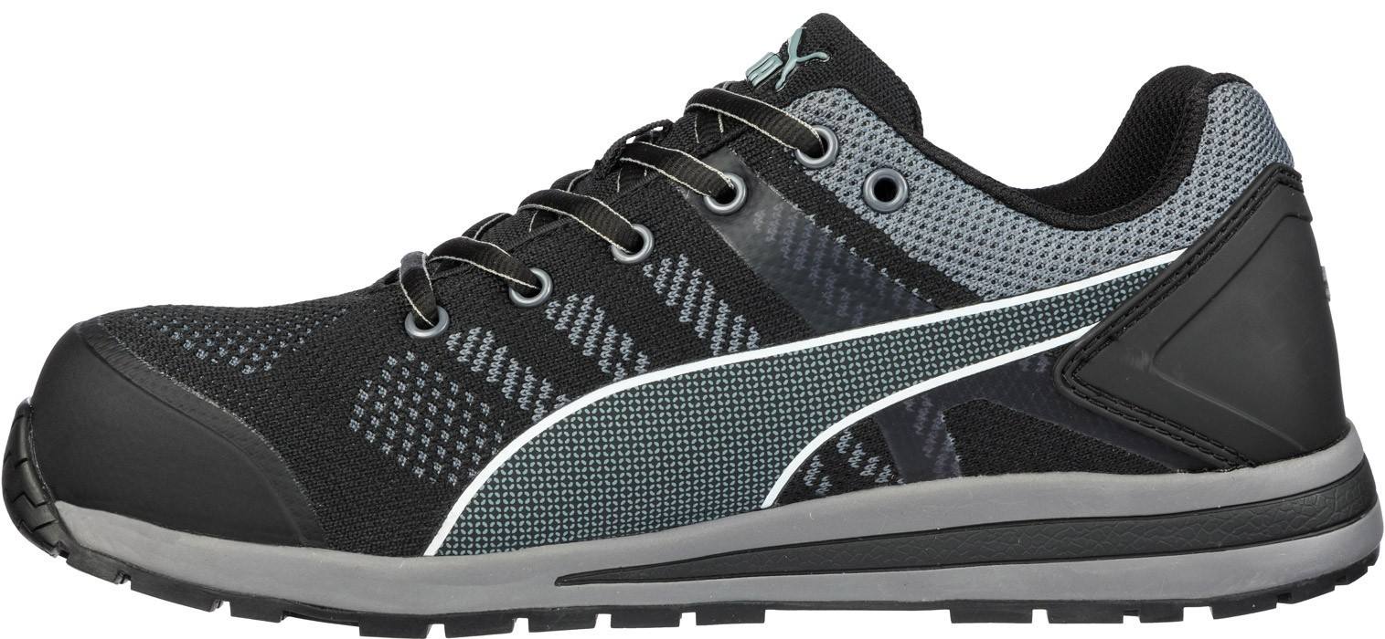 Puma Men's Elevate Knit Low Composite Toe Safety Shoes Sneaker 643160