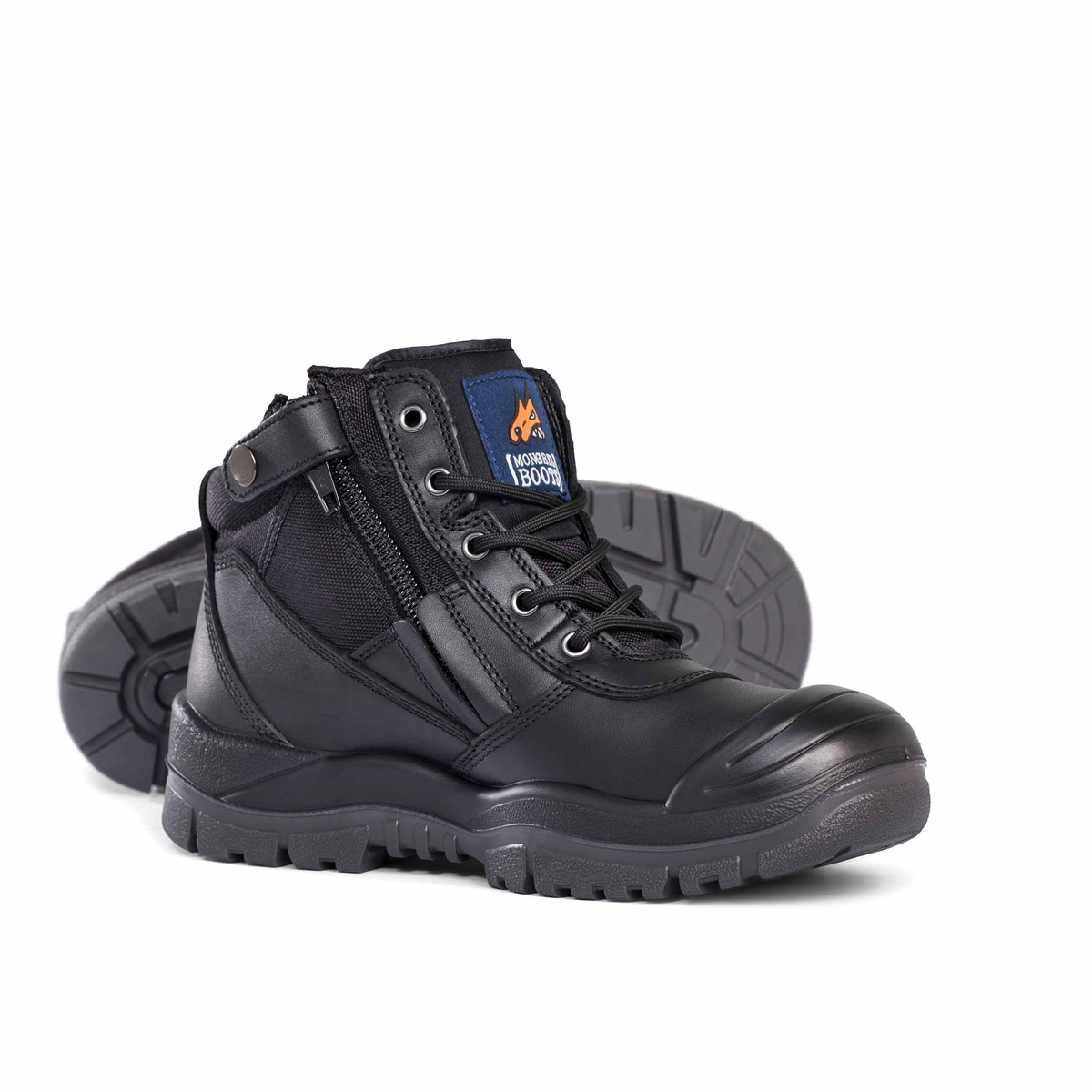 Mongrel 461 High Leg Zip sider Boot W/ Scuff Cap 3 Colour