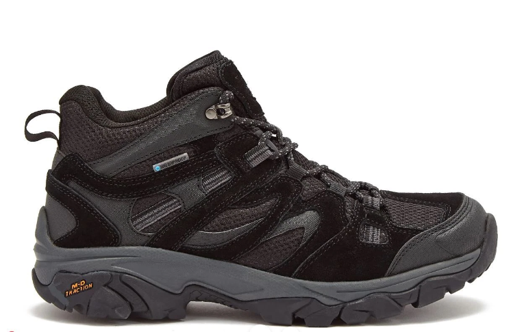 Hi-Tec Men's Ravus Mid Waterproof Lightweight Hiking Boots 80007M-T Black/Grey/Taupe