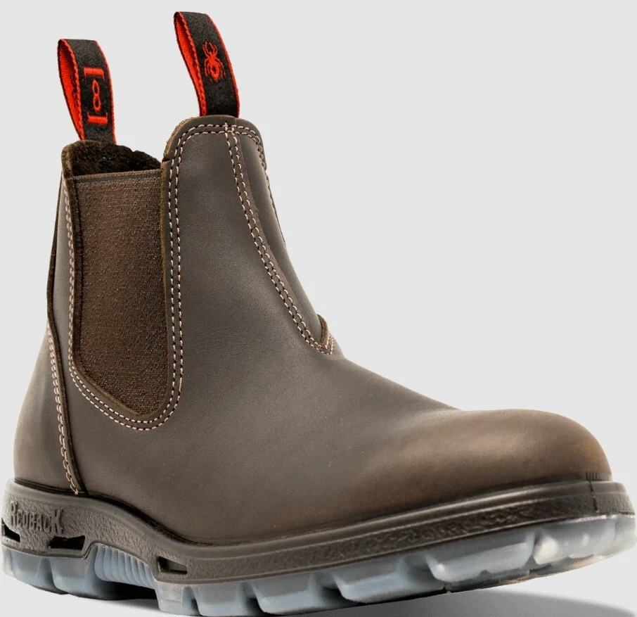 Redback UNPU Bobcat Soft Toe Work Boots –Brown UK Sizing