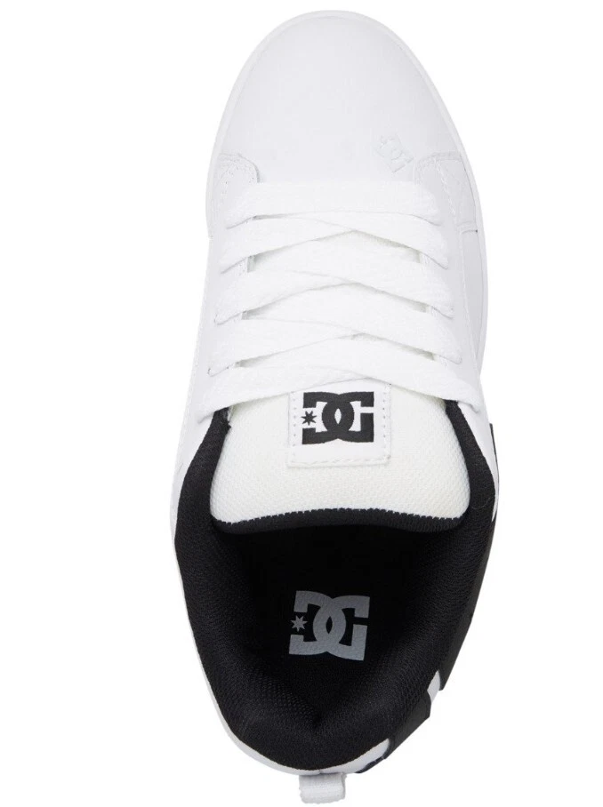 DC Shoes Men's Court Graffik Skateboarding Sneaker Low 300539 WLK UP TO 18US
