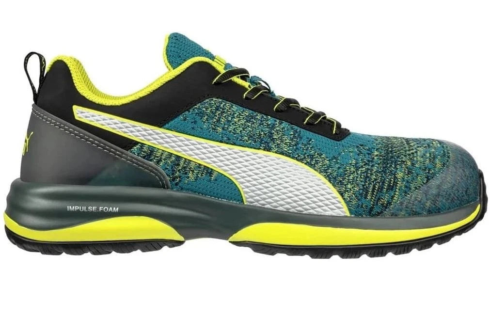PUMA Unisex Charge Low Safety Toe ESD Work Safety Athletic Shoes Sneaker