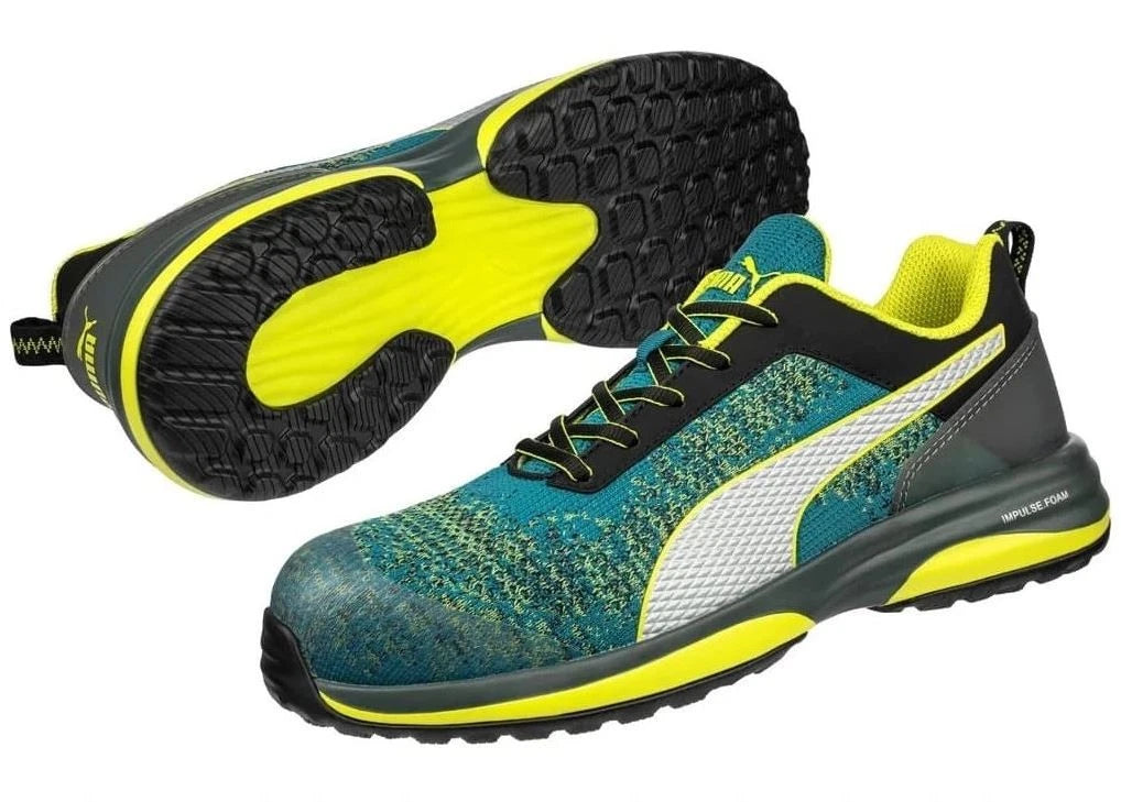 PUMA Unisex Charge Low Safety Toe ESD Work Safety Athletic Shoes Sneaker
