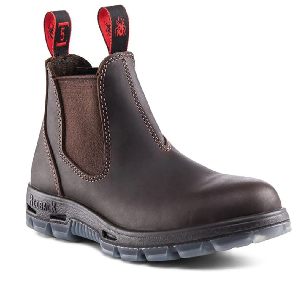 Redback UNPU Great Barrier Nevada Elastic Sided Soft Toe Leather Work Boot
